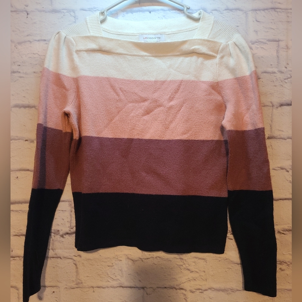 Liz Claiborne Colorblock Sweater